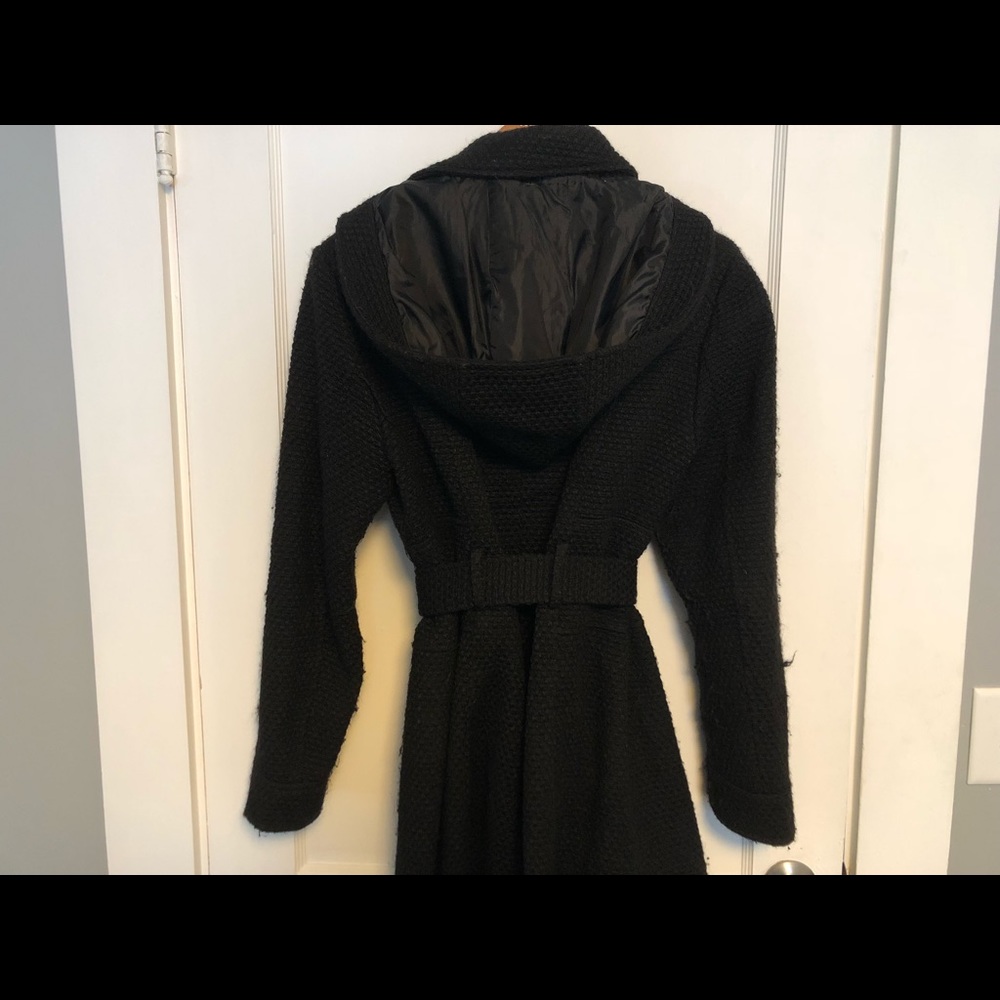 Liz Claiborne black pea coat M - Picture 5 of 8